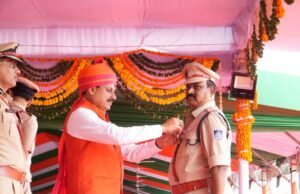 राष्ट्रपति पुलिस पदक से सम्मानित हुए जिला पुलिस के एएसआई केशव राव इंगले