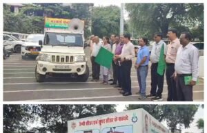 नरवाई न जलाते हुए,कैसे करें उसका उचित प्रबंधन…किसानों को जागरूक करने रथ रवाना