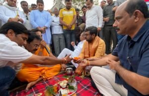 जमुनिया में एक करोड़ की लागत से बनेगा सामुदायिक स्वास्थ्य केंद्र भवन..सांसद ने किया भूमिपूजन