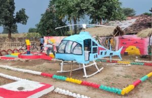 कबाड़ से जुगाड़ का उत्कृष्ट प्रयास : ग्राम पंचायत बरेलीपार में स्वच्छता पार्क का निर्माण