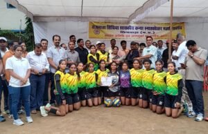 संभाग स्तरीय महिला वॉलीबाल प्रतियोगिता का लगातार दूसरे साल चैंपियन बना बालाघाट