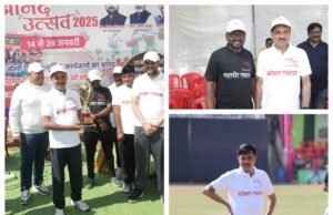 कलेक्टर 11 ने महापौर 11 को हराया..मैत्री क्रिकेट मैच के साथ हुआ आनंद उत्सव का समापन