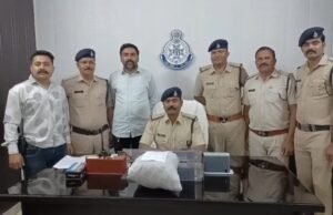 कोतवाली पुलिस की कार्यवाही : गांजा बेचने की फिराक में घूम रहे एक आरोपी को किया गिरफ्तार…2 किलो गांजा जप्त
