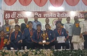 मध्यप्रदेश राज्य स्तरीय शालेय बैडमिंटन प्रतियोगिता का पुरूस्कार वितरण के साथ हुआ समापन…ओवरऑल चैम्पियन बना इंदौर
